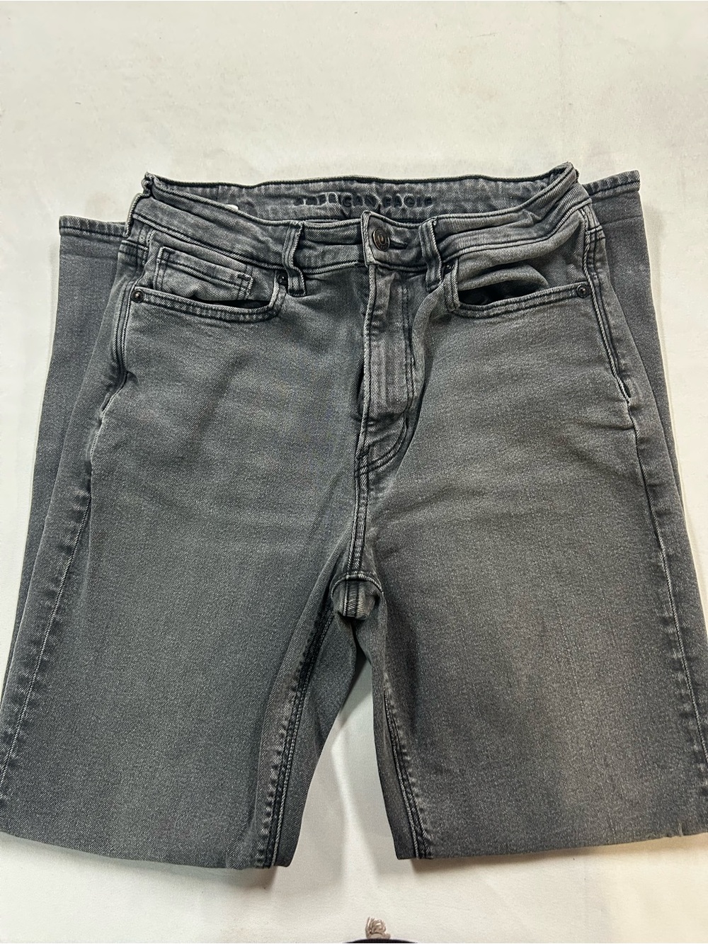American Eagle Outfitters Women's Slim Washed Charcoal Jeans